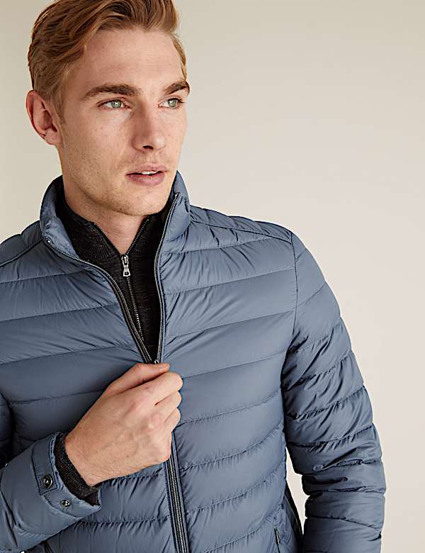 Feather & Down Puffer Jacket