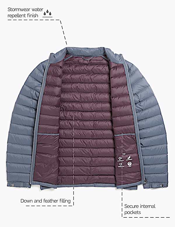 Feather & Down Puffer Jacket