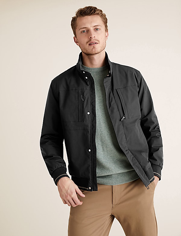 Fleece lined bomber jacket new arrivals