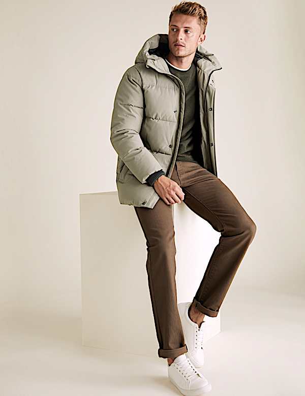 Hooded Puffer Jacket with Thermowarmth&trade;
