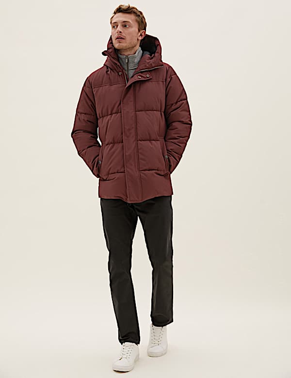 Hooded Puffer Jacket with Thermowarmth&trade;