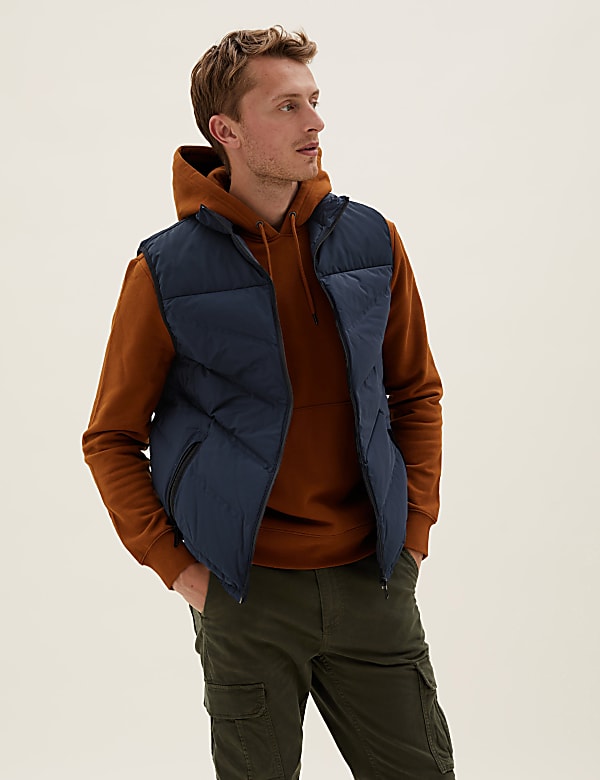 Feather & Down Gilet with Stormwear™
