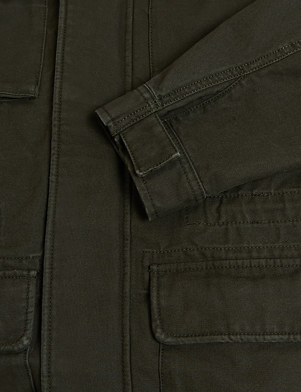 Pure Cotton Utility Jacket