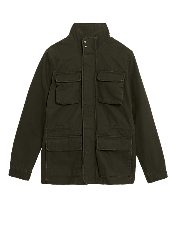 Pure Cotton Utility Jacket