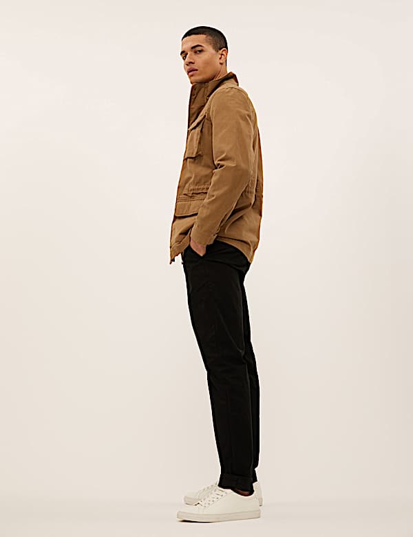 Pure Cotton Utility Jacket