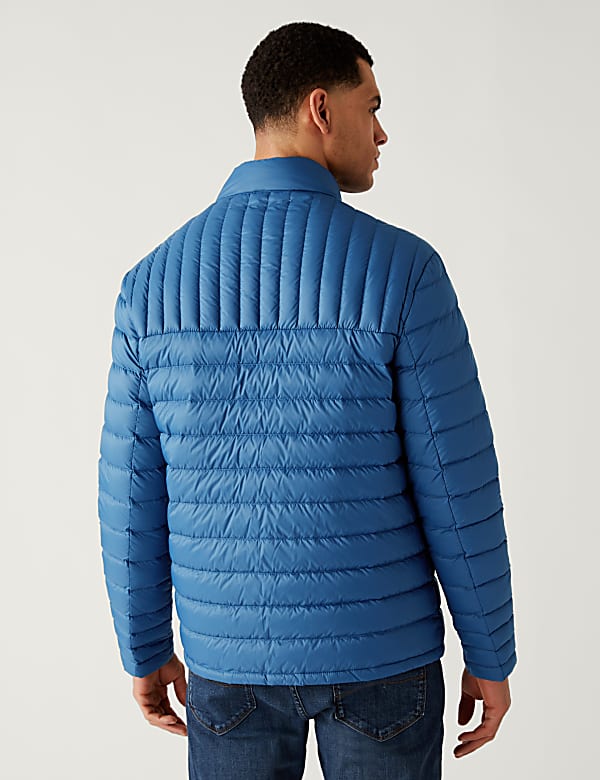 Pure Polyamide Plain High Neck Jacket