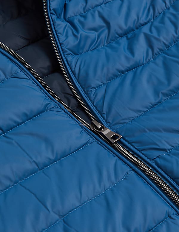 Pure Polyamide Plain High Neck Jacket