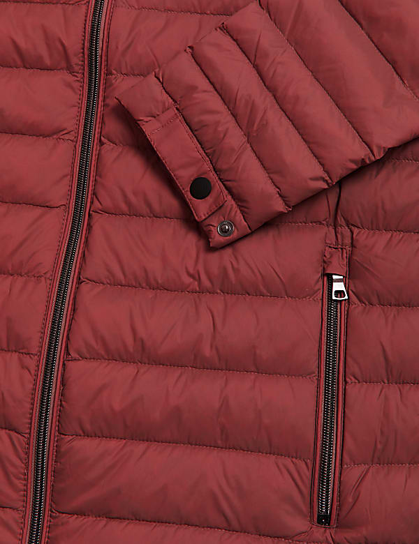 Pure Polyamide Plain High Neck Jacket