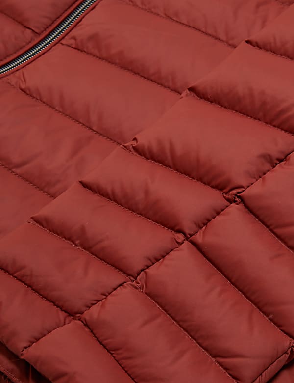 Pure Polyamide Plain High Neck Jacket