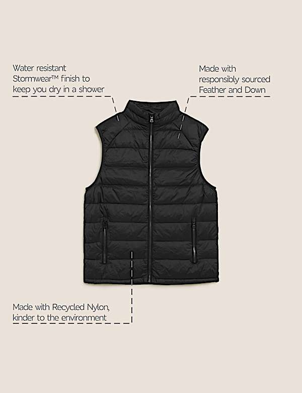 Feather and Down Gilet