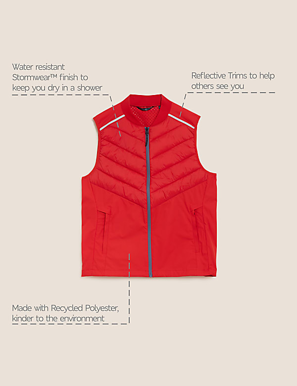 Running Gilet with Stormwear™