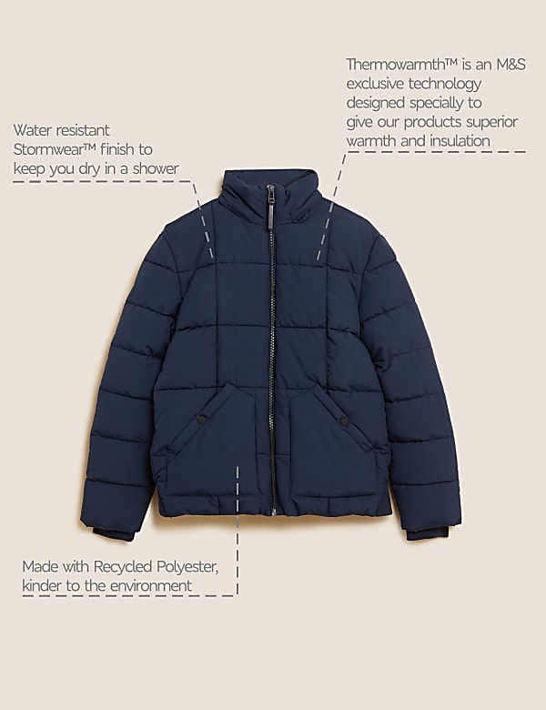 Hooded Puffer Jacket with Thermowarmth&trade; - GR