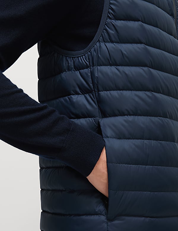 Feather and Down Gilet with Stormwear™