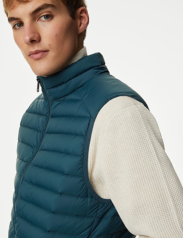Feather and Down Gilet with Stormwear™