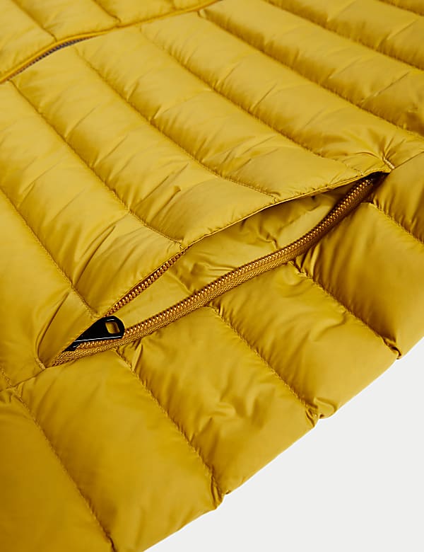 Zip Up Solid Puffed Jacket