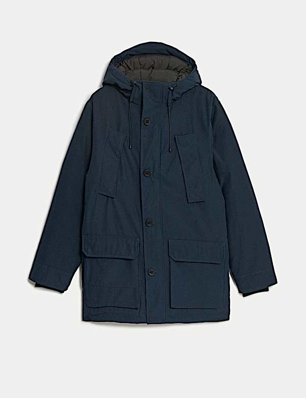 Hooded Parka Jacket with Thermowarmth&trade; - ID
