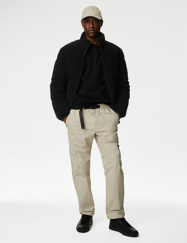 Borg Puffer Jacket with Thermowarmth&trade; - US