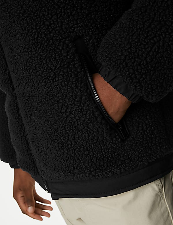 Borg Puffer Jacket with Thermowarmth&trade; - US