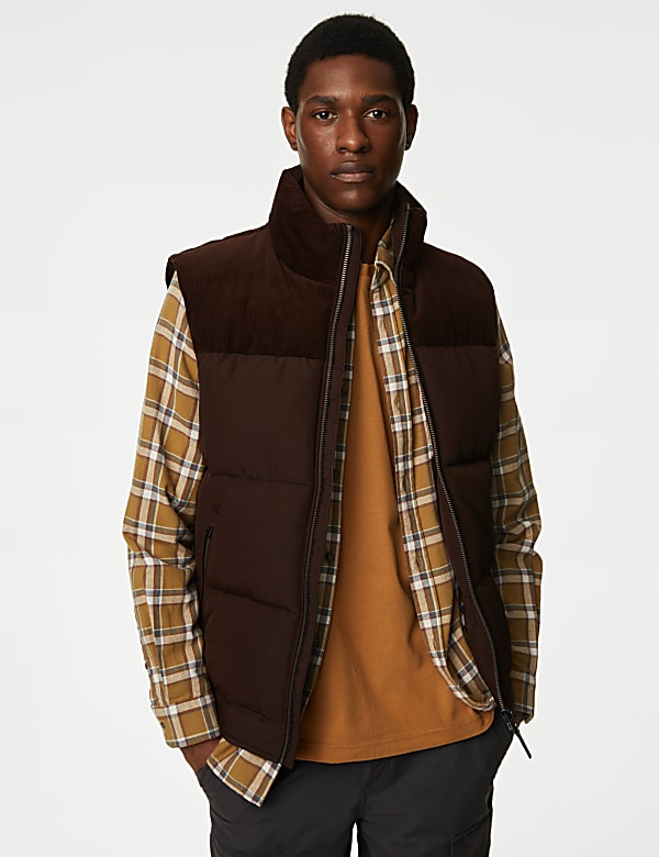 Corduroy Gilet with Thermowarmth™ - NL