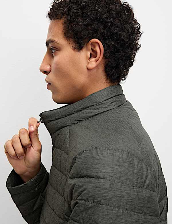 Lightweight Feather & Down Puffer Jacket with Stormwear™ - NL