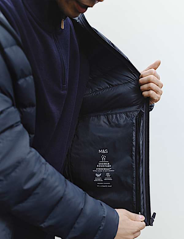 Lightweight Feather & Down Padded Jacket