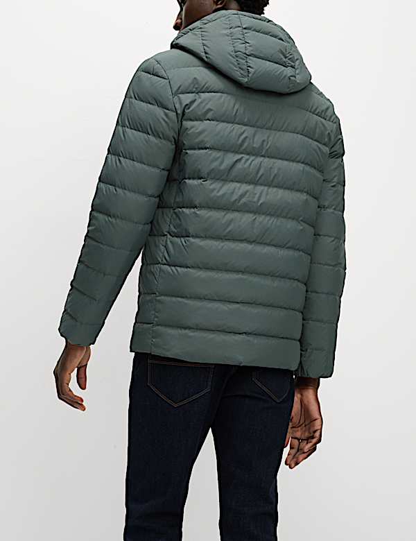 Lightweight Feather & Down Padded Jacket
