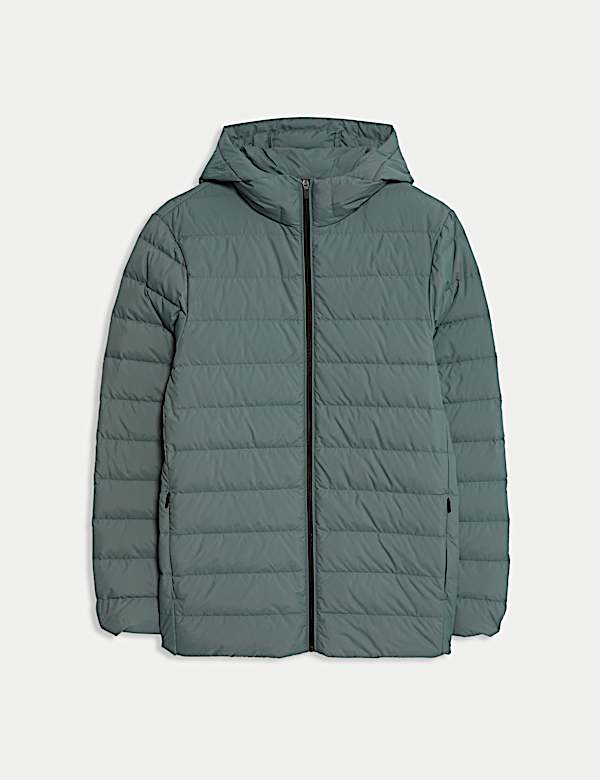 Ελαφρύ τζάκετ με επένδυση από φτερά και πούπουλα - GR