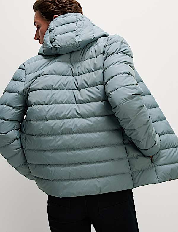Lightweight Feather & Down Padded Jacket