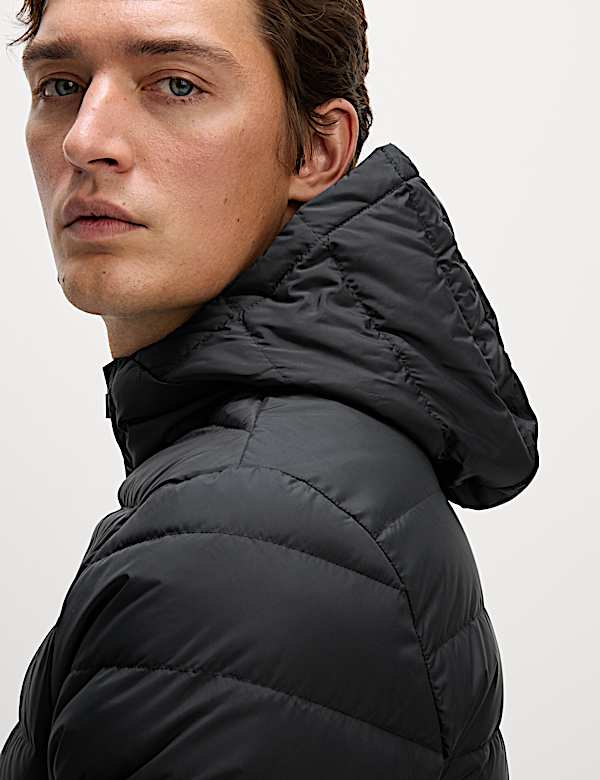 Lightweight Feather & Down Padded Jacket