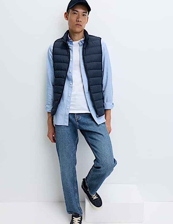Feather and Down Padded Lightweight Gilet