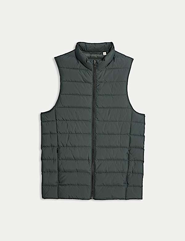 Feather and Down Padded Lightweight Gilet - US