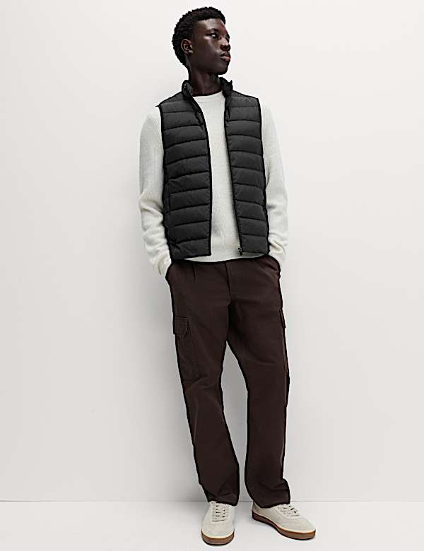 Feather and Down Padded Lightweight Gilet