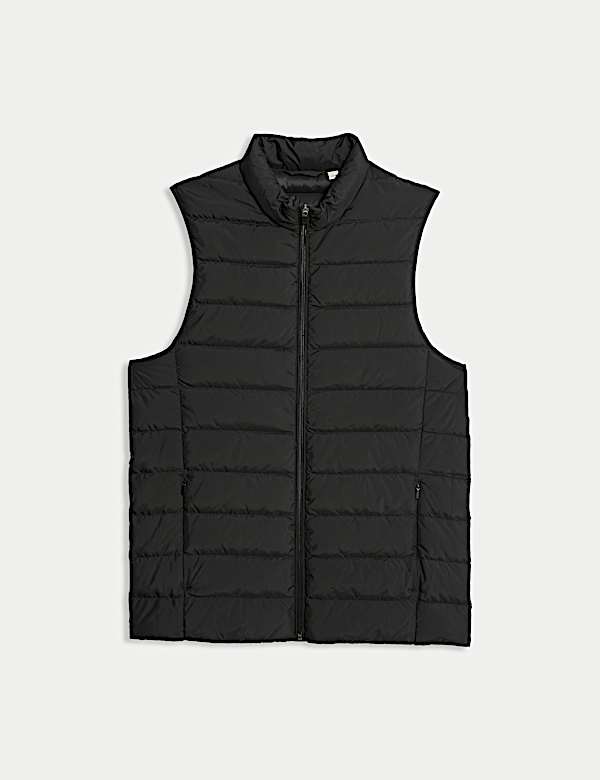 Feather and Down Padded Lightweight Gilet - US
