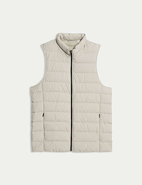 Feather and Down Padded Lightweight Gilet - BN