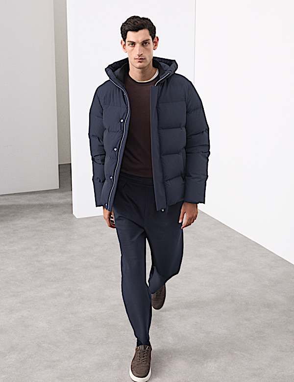 Feather & Down Puffer Jacket with Stormwear&trade; - US