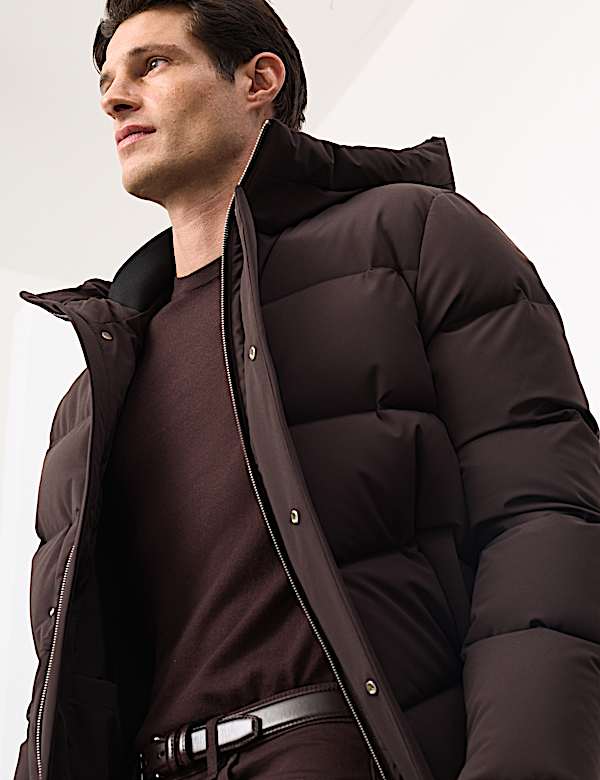 Feather & Down Puffer Jacket with Stormwear™ - GR