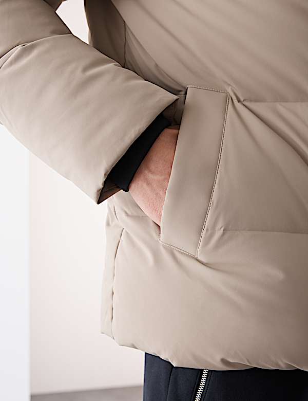 Feather & Down Puffer Jacket with Stormwear™ - US