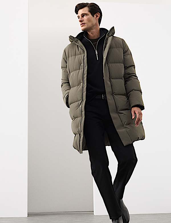Φουσκωτό τζάκετ με φτερά και πούπουλα και Stormwear™ - GR