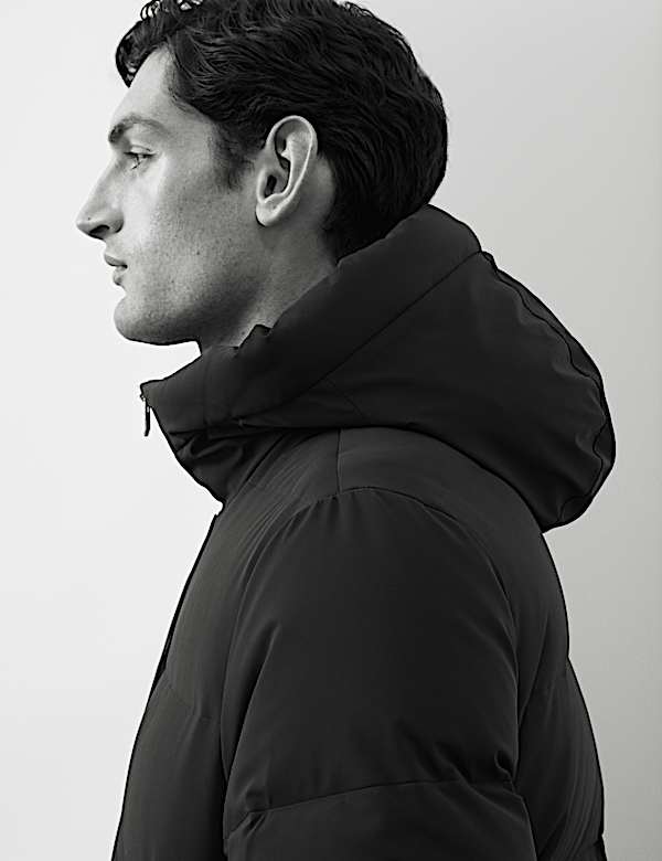 Feather and Down Puffer Jacket with Stormwear™ - US