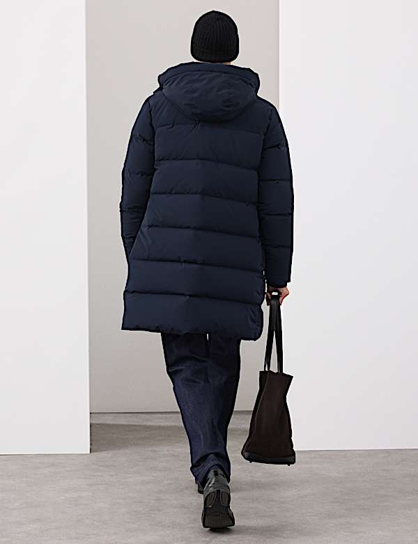 Feather and Down Puffer Jacket with Stormwear™ - US