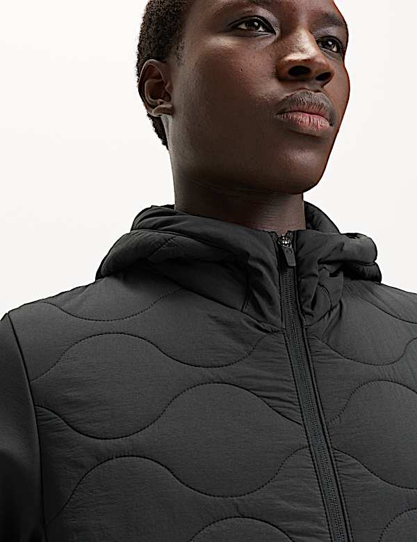 Quilted Hooded Jacket with Stormwear™ - BN