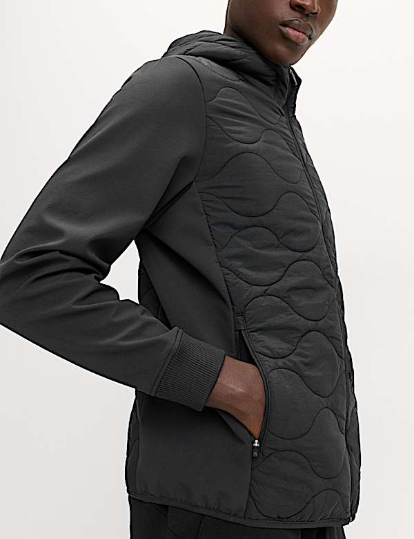 ז'קט Stormwear™‎ בדוגמת קווילט עם קפוצ'ון - IL