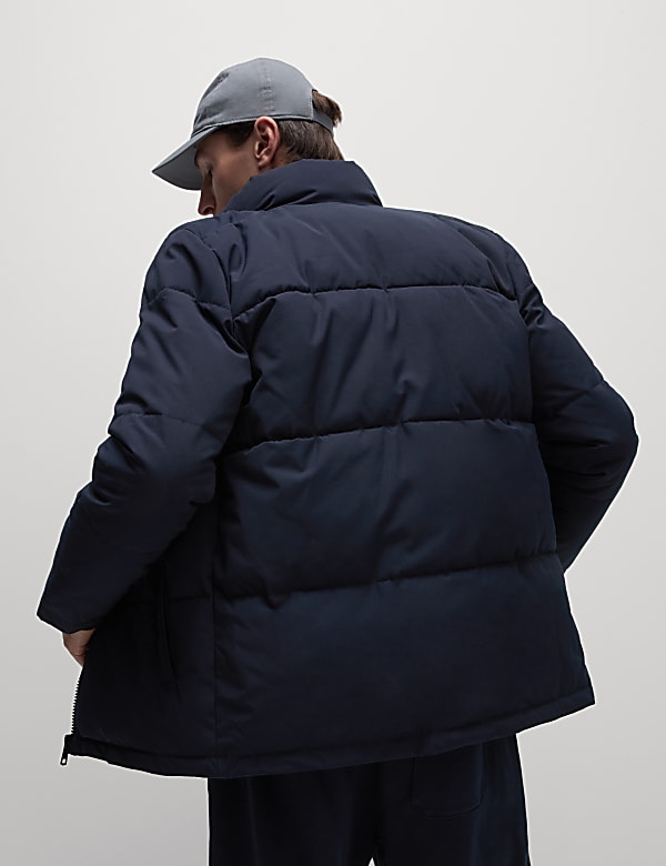 Jaket Gembung Kerah Ganda dengan Thermowarmth™ - ID