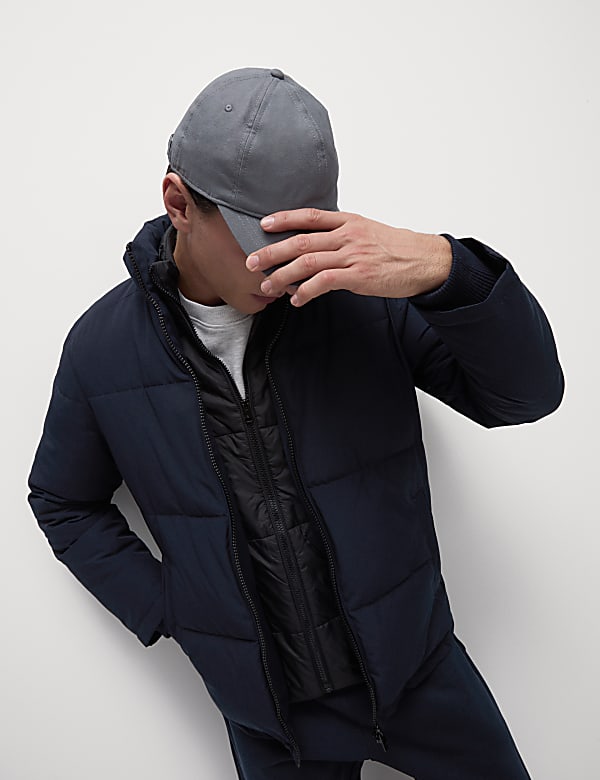 Jaket Gembung Kerah Ganda dengan Thermowarmth™ - ID