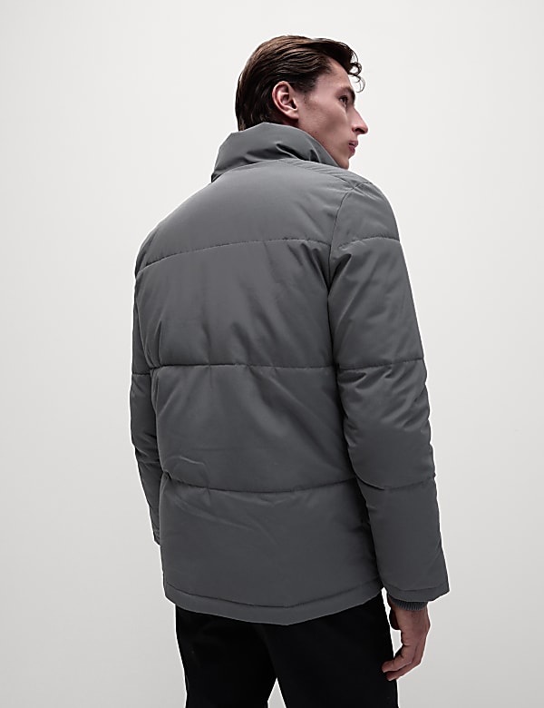 Double Collar Puffer Jacket with Thermowarmth™