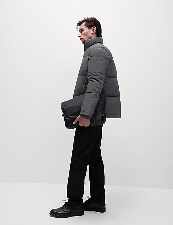 Double Collar Puffer Jacket with Thermowarmth™