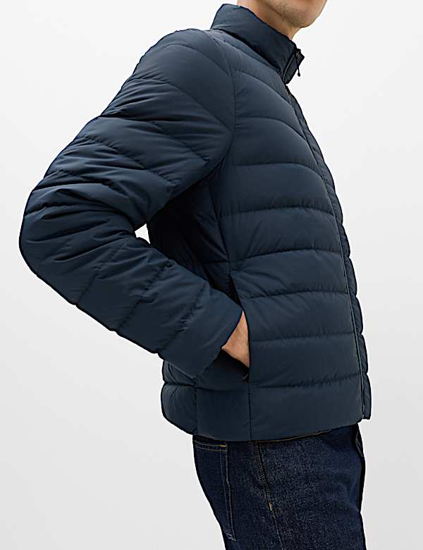 Feather and Down Packaway Puffer Jacket