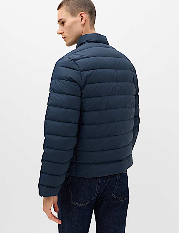 Feather and Down Packaway Puffer Jacket