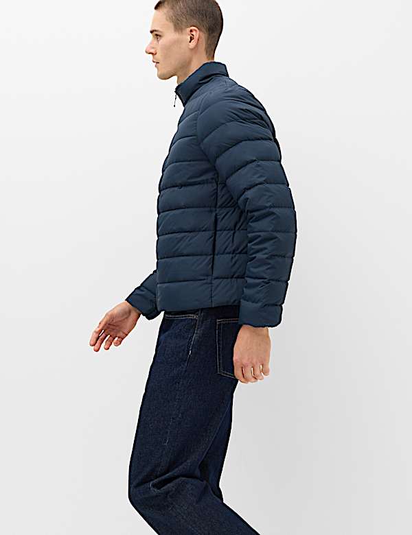 Feather and Down Packaway Puffer Jacket