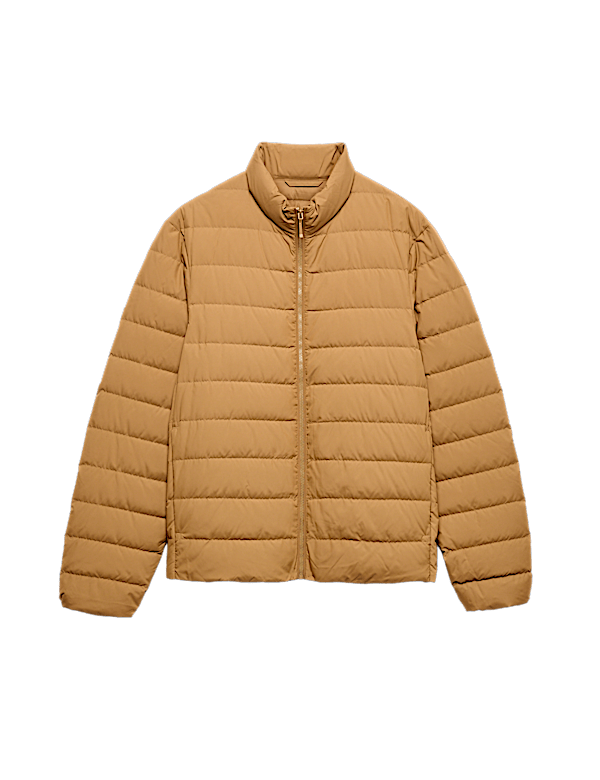 Feather and Down Packaway Puffer Jacket